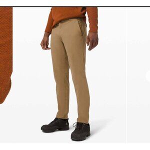 Lululemon Commission Pant Classic Warpstreme – Brown (Size 35) B197